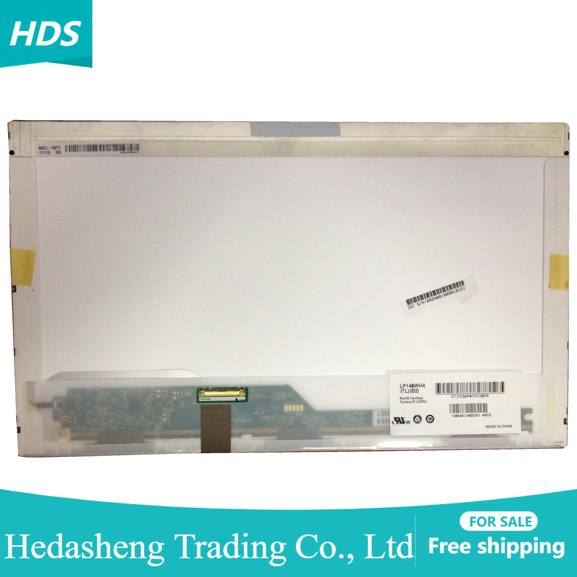 

LP140WH4 TLB2 TLB1 TLN1 TLA1 TLD1 TLC1 LP140WH1 TLC6 TLA3 TLE3 TLA1 TLC3 LTN140AT06 N140BGE-L22 L21 40PINS HD LCD Screen Laptop
