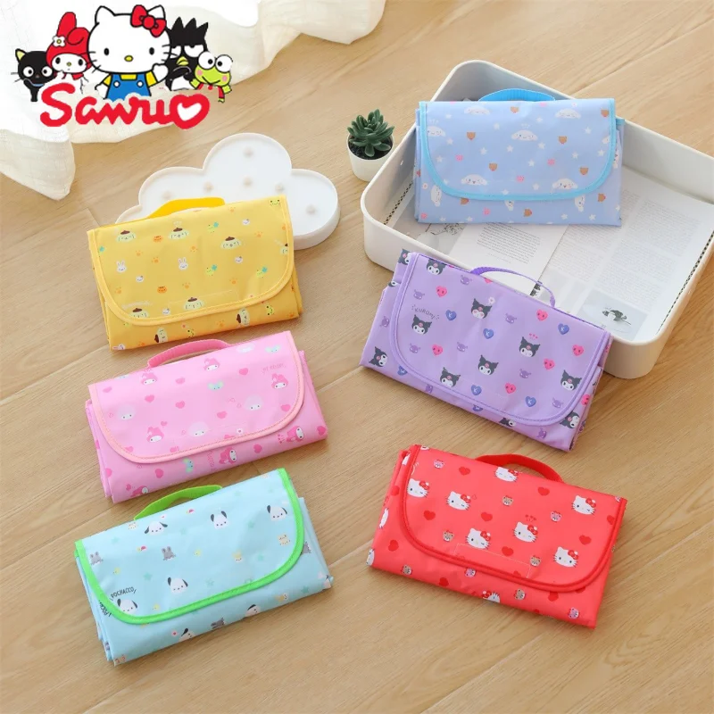 

Sanrio Melody Kuromi Hello Kitty Cinnamoroll Pochacco Outdoor Picnic Mat Waterproof Outing Mat Moisture-proof Picnic Camping Mat