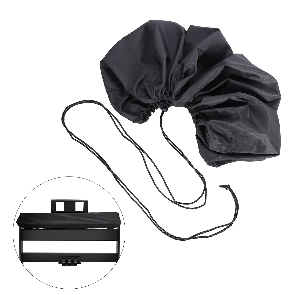 

Piano Cover Keyboard Electronic Cloth Dust Accessories Drawstring Key Digital Proof Bench Keyboards Stretchy Keys Stickers