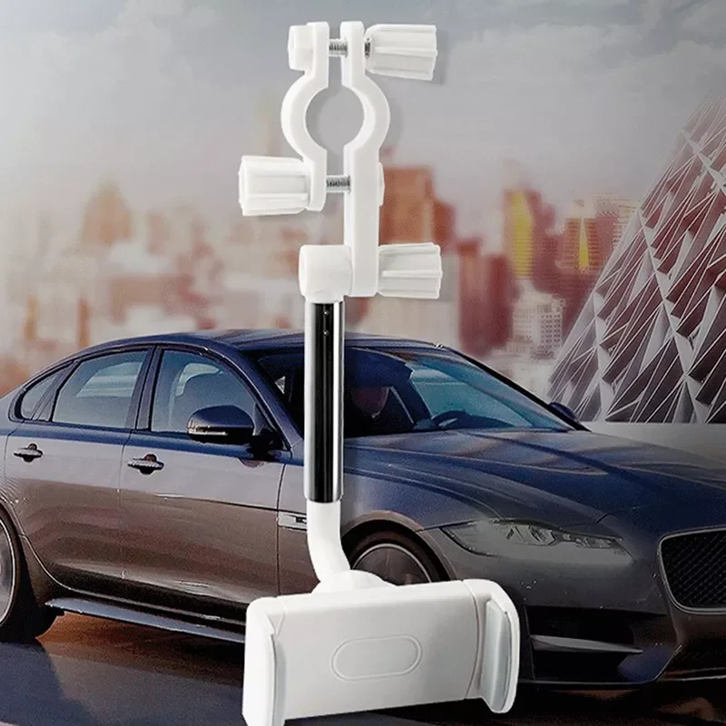 

Automobile Rearview 360° Stand Adjustable Support Mirror Phone Holder 2 Color