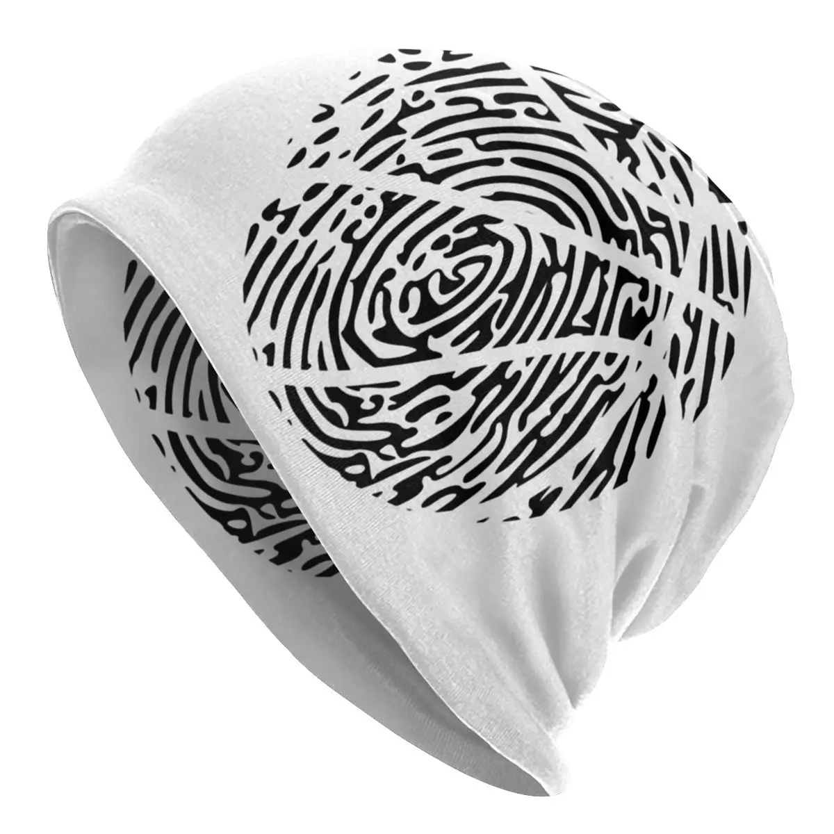 

It Is In My DNA Men Women's Beanie Hats Basketball Fingerprint DNA Knitted Hat Hip Hop Earmuff Bonnet Street Skullies Beanies