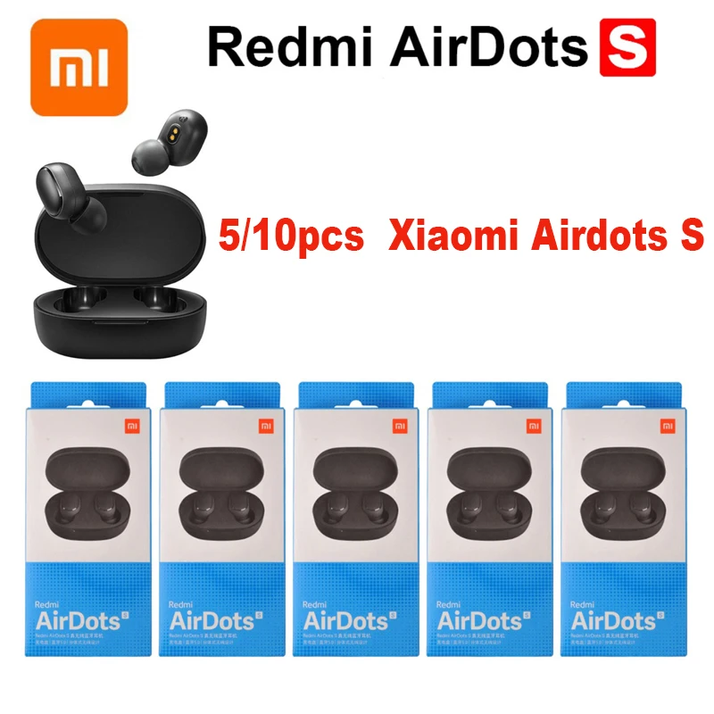 

Беспроводные наушники Xiaomi Redmi Airdots S, 5/10 шт., Bluetooth 5,0