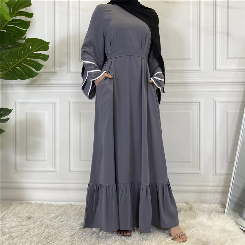 Eid Mubarak Kaftan Dubai Abaya Турция женское платье ислам Caftan Marocain Maxi Robe Femme Vestidos