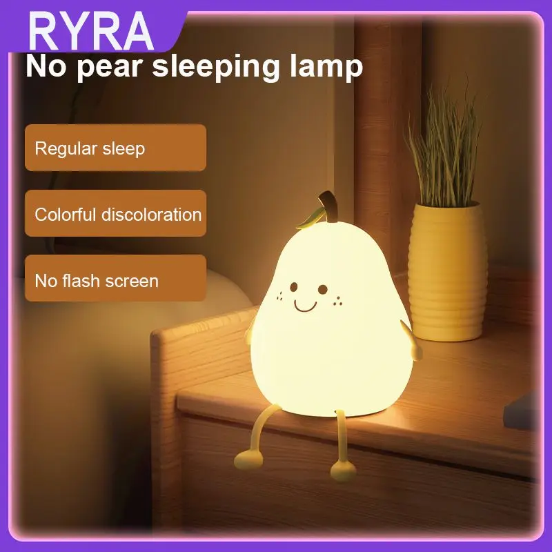 

Ночник, милая портативная Светодиодная лампа, силиконовая настольная лампа, светодиодная лампа, Usb, ночник, ночник, украшение для спальни, декор для спальни
