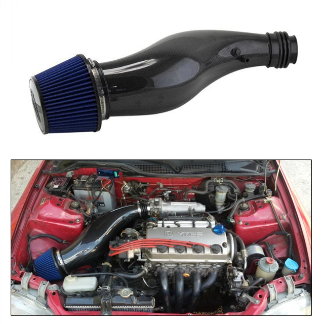 

Car Carbon Fiber Cold Air Intake System Pipe Kit for Civic EG EK