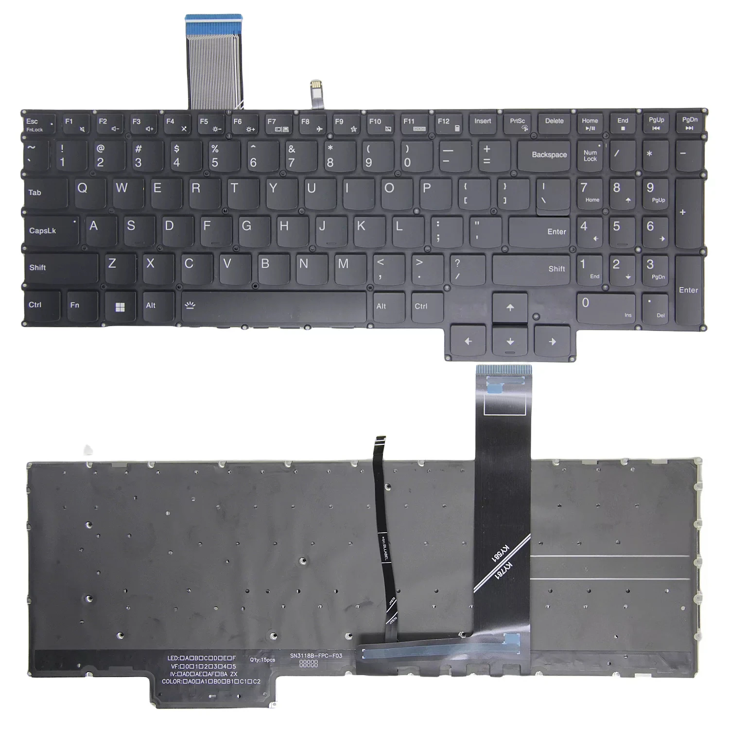 Для Lenovo R9000P Y9000P Y7000 R7000 AHP9 ARP9 IRX9 ARX9 клавиатура с подсветкой (art.: 3920da844df87) - 3920da844df87