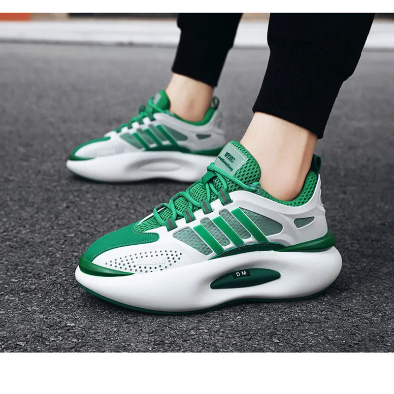 

Clunky Sneakers Men Breathable Sports Shoes Thick Bottom Trendy Casual Shoes Men Fashion Comfortable Walking Shoes