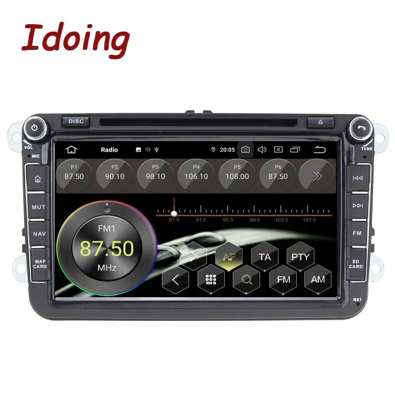 Idoing 8 &quot2Din автомобильный Android радио DVD видеоплеер универсальный для Volkswagen Skoda Seat 4G