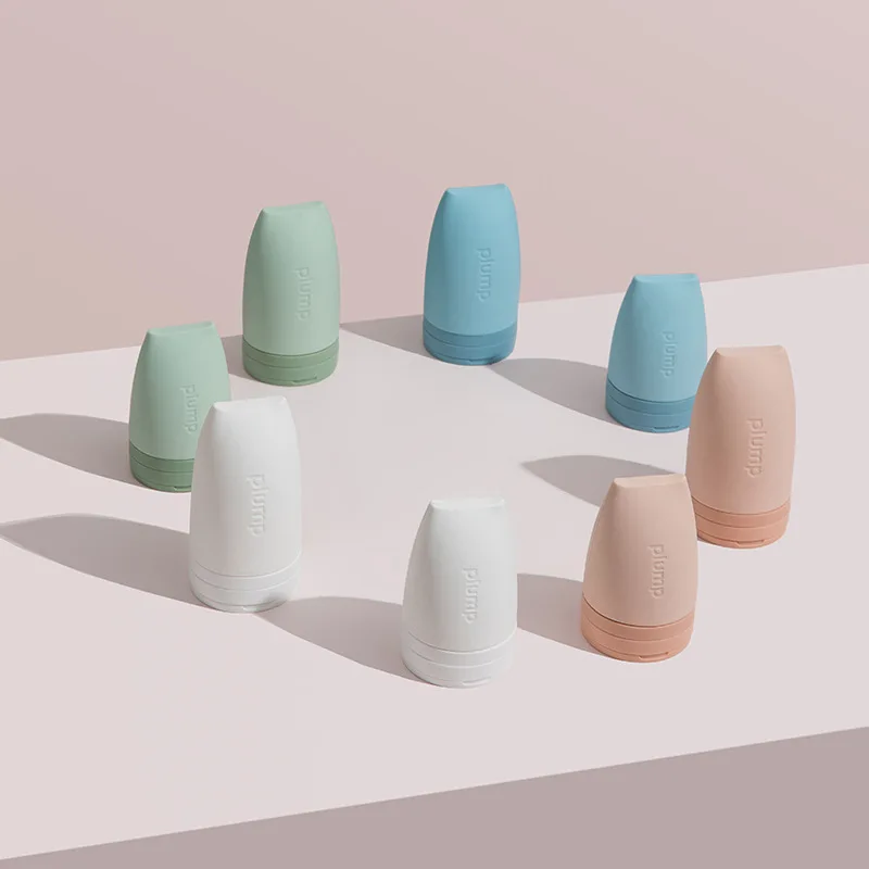 

4Pcs/Lot 2 Size Silicone Skin Care Portable Empty Lotion Bottle Detachable LeakproofShower Gel Shampoo Travel Sub Tools HA2488