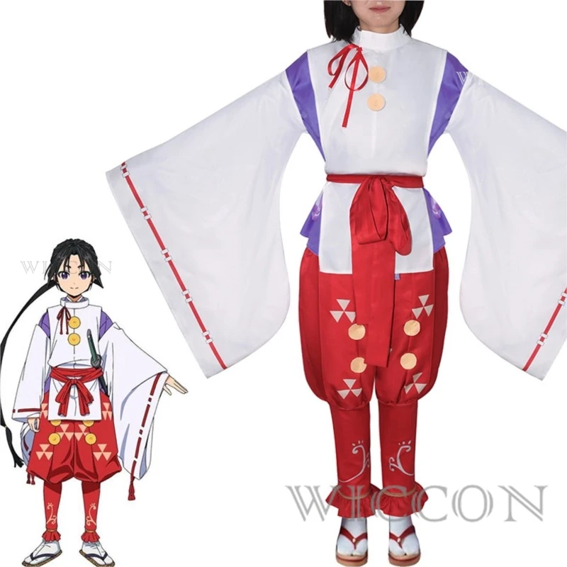 Аниме The Elusive Samurai Tokiyuki Hojo Косплей Костюм Парик Униформа Chojumaru Warriors Хэллоуин