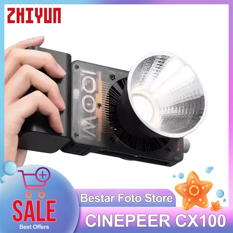 Портативный карманный мини-светильник ZHIYUN cineодноранговый 100 Вт 2700-6500K