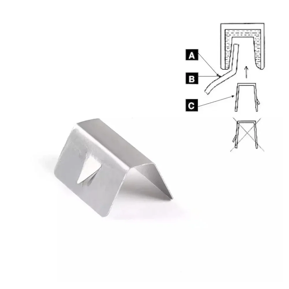 10 шт. автомобильные зажимы для защиты от ветра и дождя из нержавеющей стали