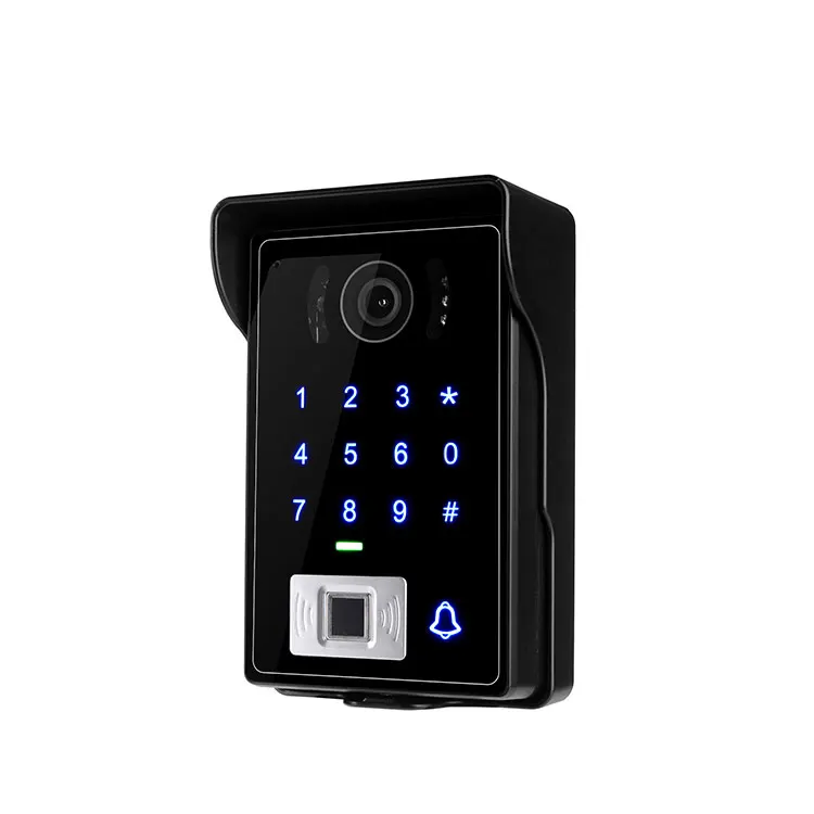 

WIFI video intercom fingerprint remote control wired doorbell