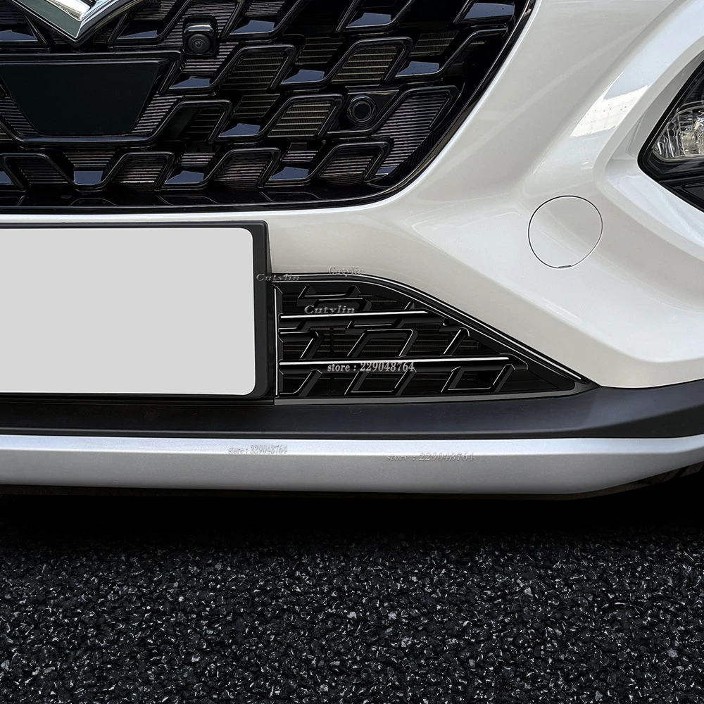 Фото Для Suzuki Fronx WDB3S WEB3S 2025 2026, черный передний нижний бампер, решетка, крышка автомобиля, передняя нижняя средняя сетка, украшение №3