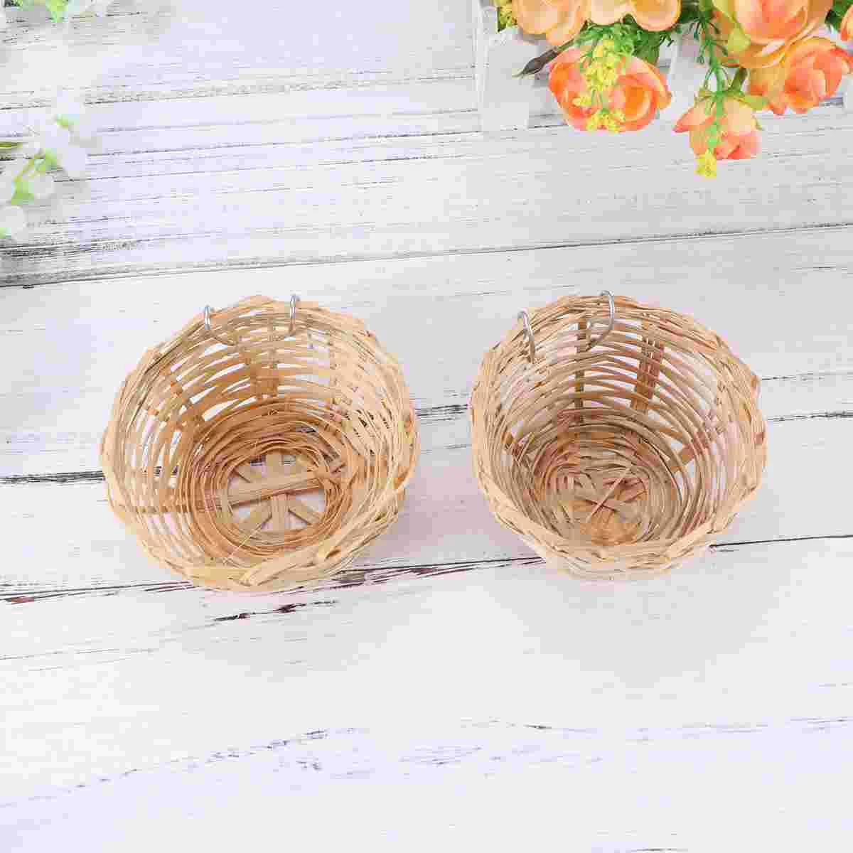 

2 шт., бамбуковые гнезда с крючком