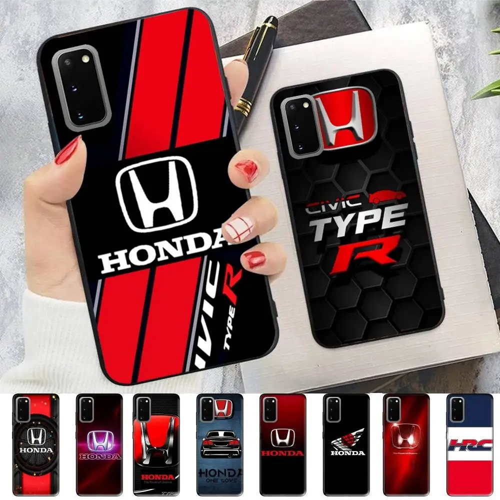 Фото Чехол для телефона с логотипом мотоцикла H-HONDAS для Samsung S 24 Fe 25 Ultra Plus 20 Lite 21 30 22 23 24 22 Ultra 5G Fundas №1