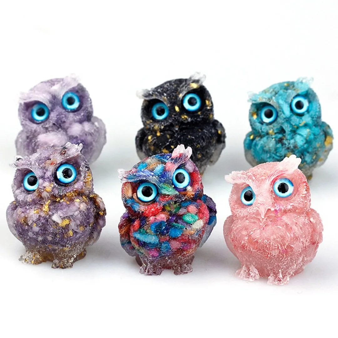 

1 шт., статуэтка эпоксидной смолы в виде совы