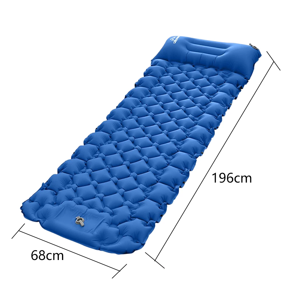 Ultralight Sleeping Pad Foldable Outdoor Camping Mat Inflatable Air Mattress Outdoor Hiking Trekking Picnic Sleeping Mat Single images - 6