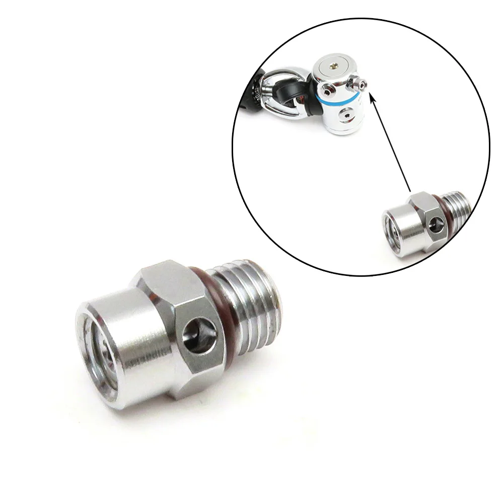 

1pc Scuba Diving BCD Din Over Pressure Valve First Stage OPV 180~200PSI Adaptor Spare Replacement Accessories For Scuba Diving
