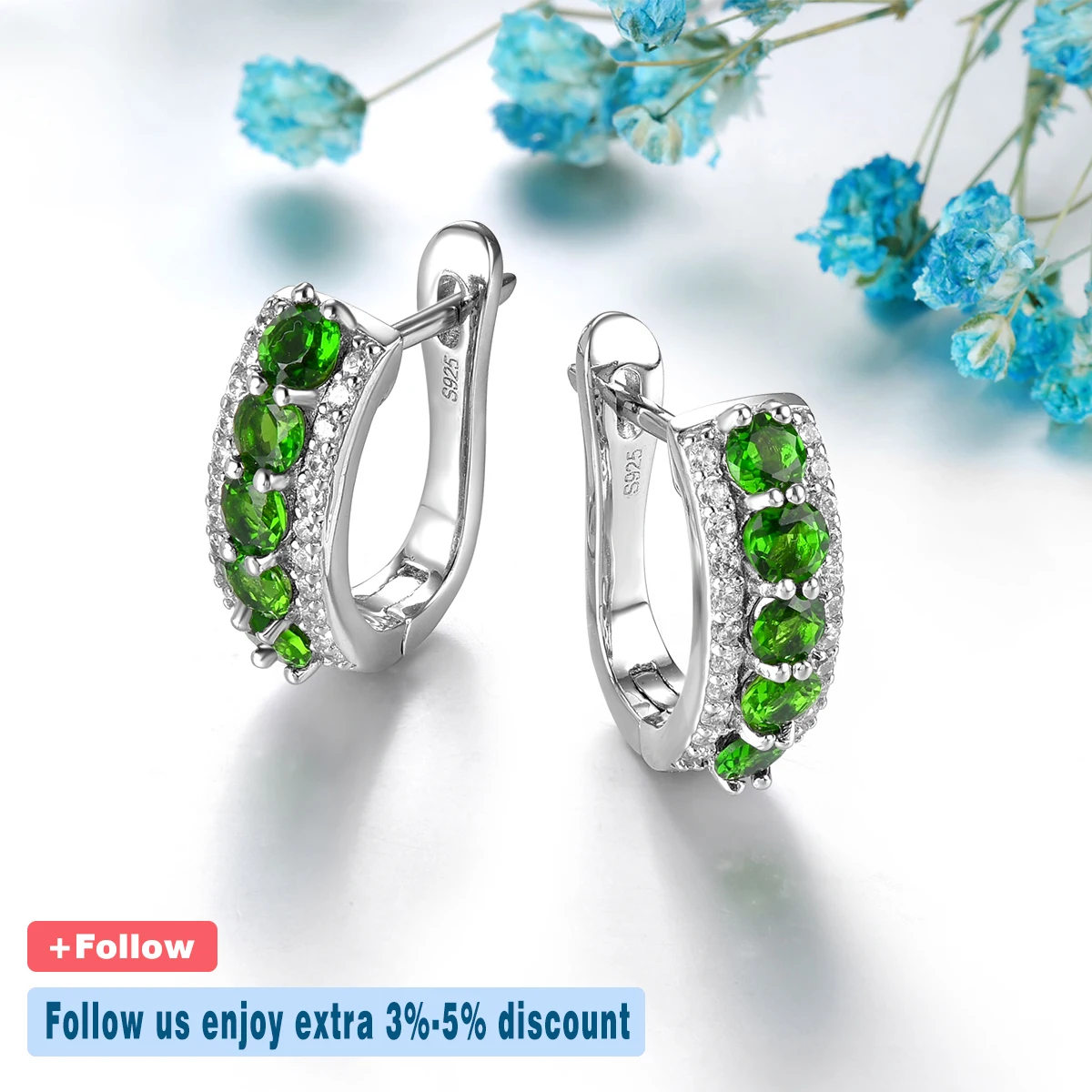 Женские серьги-кольца из серебра 1 5 пробы