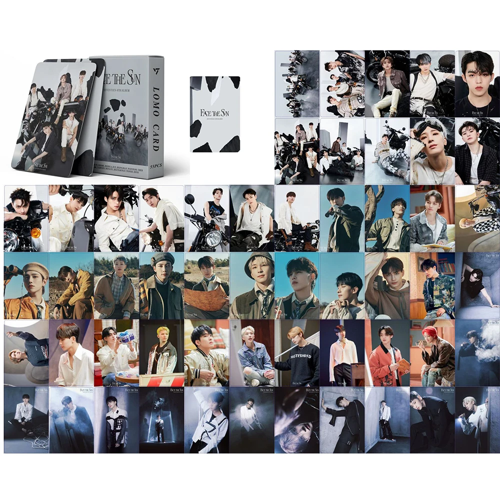 Kpop SEVENTEEN Lomo Cards Face the Sun POWER OF LOVE альбом Card Seventeen Photocard ваш выбор открытки для