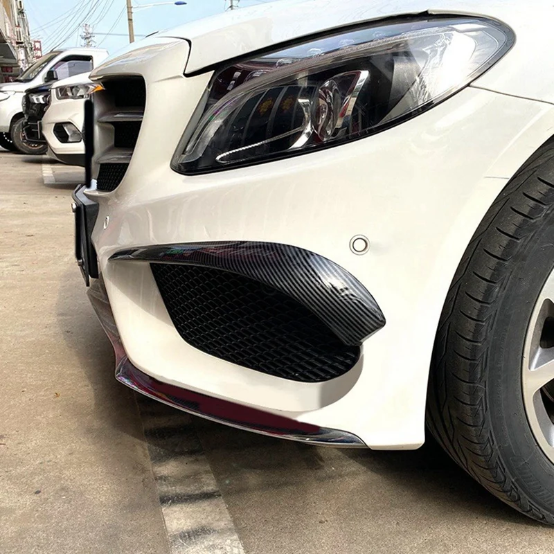 Передний ветрозащитный бампер спойлер для автомобиля Mercedes-Benz C-Class W205 2015-2019 C180 C200