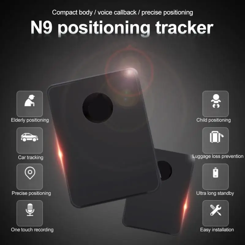 

Мини-трекер N9 с функцией защиты от кражи, GPS, GSM