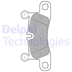 

DELPHI LP2233 BRAKE LINING BACK 11 TOUAREG-Q7-CAYENNE