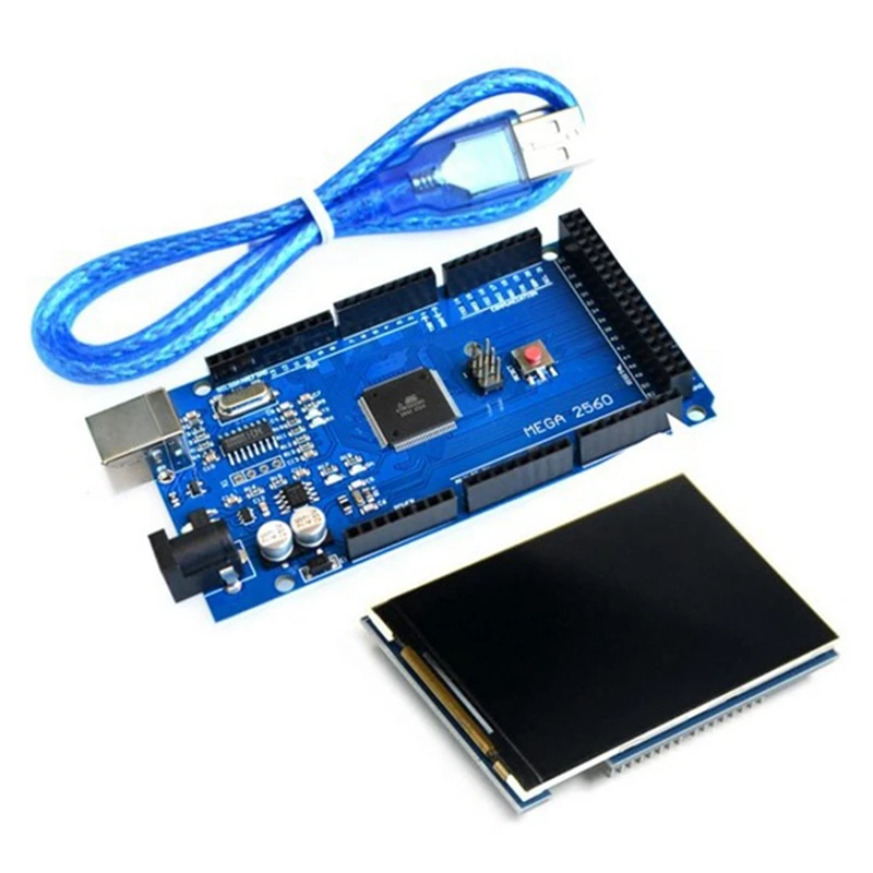 

3.5 Inch TFT Color Screen Module 320X480 Ultra HD LCD Screen Accessories Kit For Arduino Mega2560 R3 Board With Cable