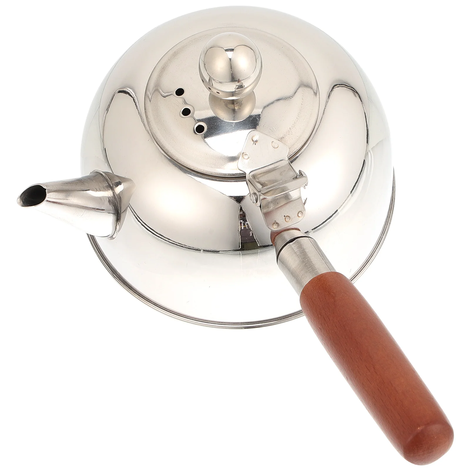 

Tea Kettle Restaurant Camping Stoves Boiling Water Pot Household Stainless Steel Kitchen Wood Teapot