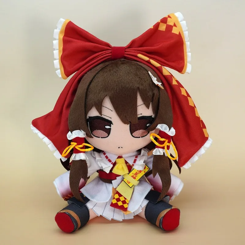 Фото Аниме-игра TouHou Project: Мягкая хлопковая кукла Хакурей Рейму (версия Макука Сай) для косплея, кавайная, с фумо-элементами. Игровые фигурки для переодевания в подарок №4