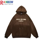 Худи мужское и женское в стиле Харадзюку, с принтом зла