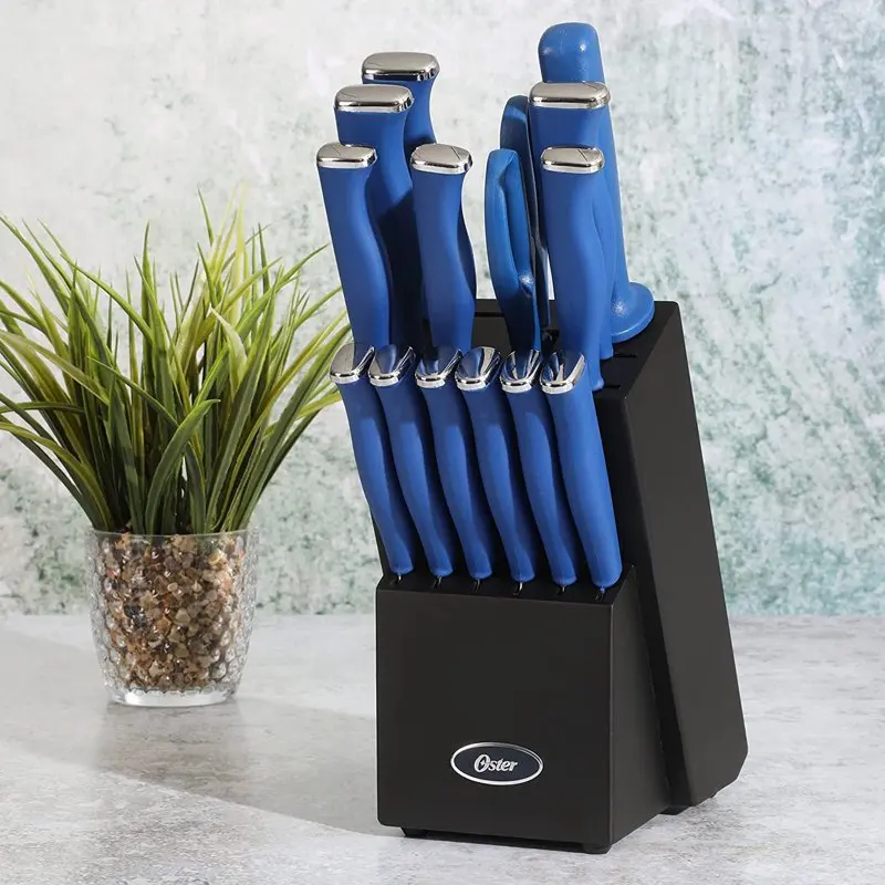 

Langmore 15 Piece Stainless Steel Blade Cutlery Set in Dark Blue