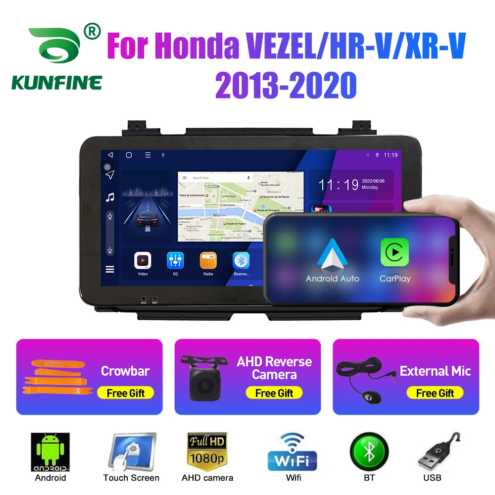 

10.33 Inch Car Radio For Honda VEZEL/HR-V/XR-V 13-20 2Din Android Octa Core Car Stereo DVD GPS Navi Player QLED Screen Carplay