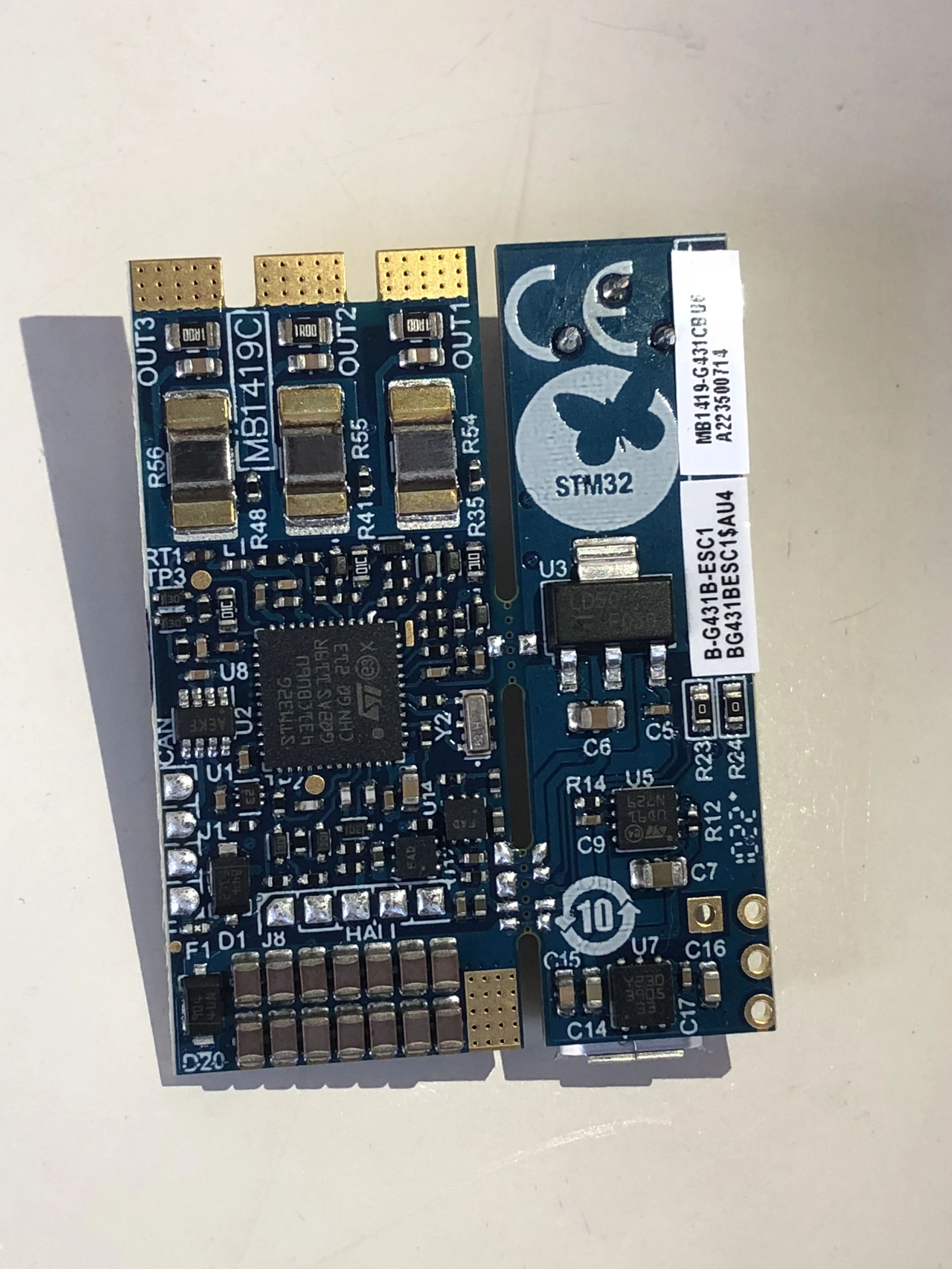 

Макетная плата STM32G431CBU6, комплект обнаружения, модуль, макетная плата B-G431B-ESC1 в наличии