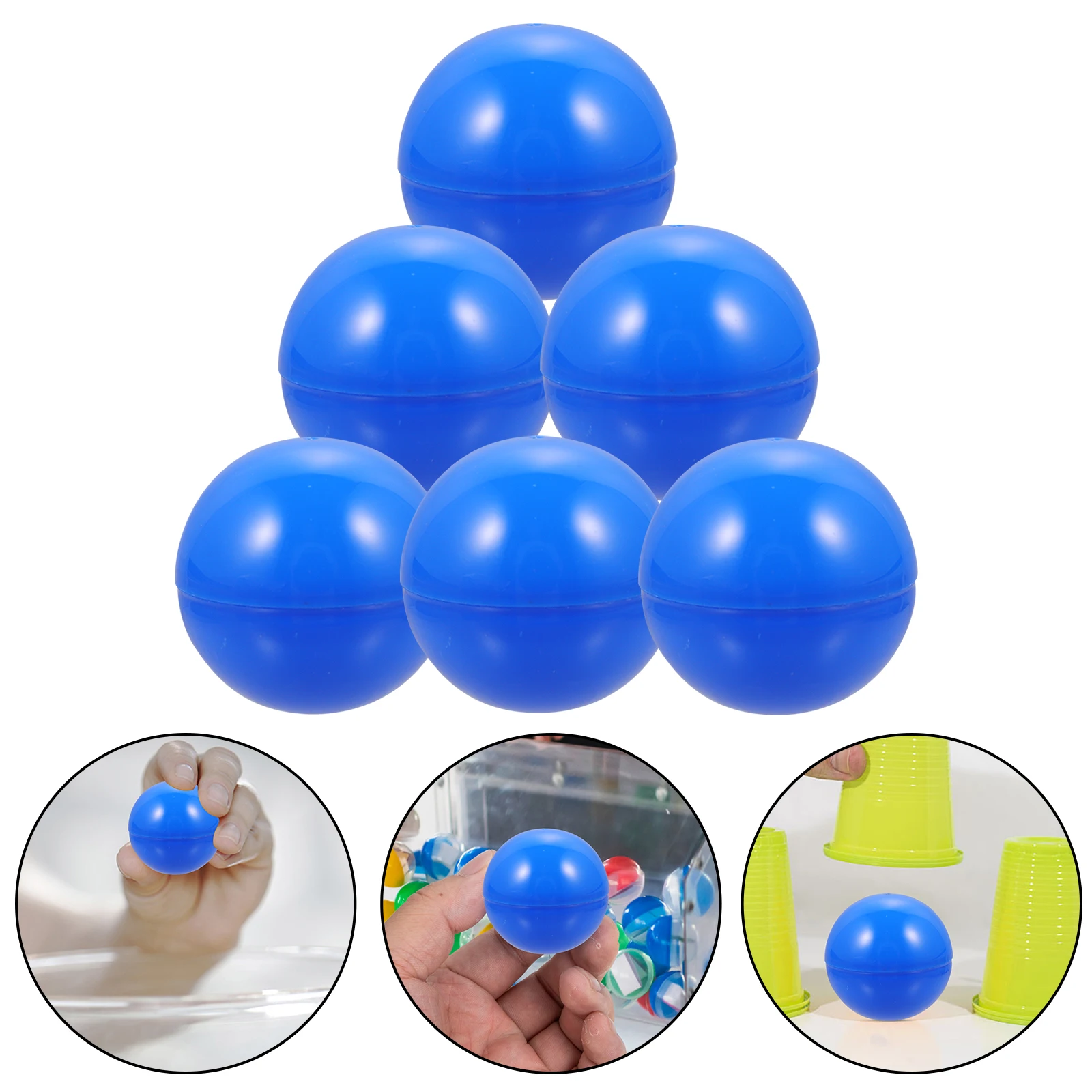 

25pcs Lottery Balls Plastic Hollow Ball Table Activity Balls Pong Balls Game Party Motion Lottery Ball Decoration 40mm Diameter
