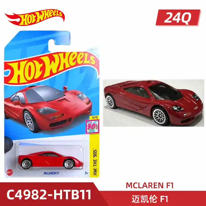 Фото Hot Wheels 2024-Q Cobra Bugatti Bolide Shelby Porsche Bumblebee Ford Mustang Dark Tesla Cybertruck Литая под давлением модель игрушки C4982 подарки №3