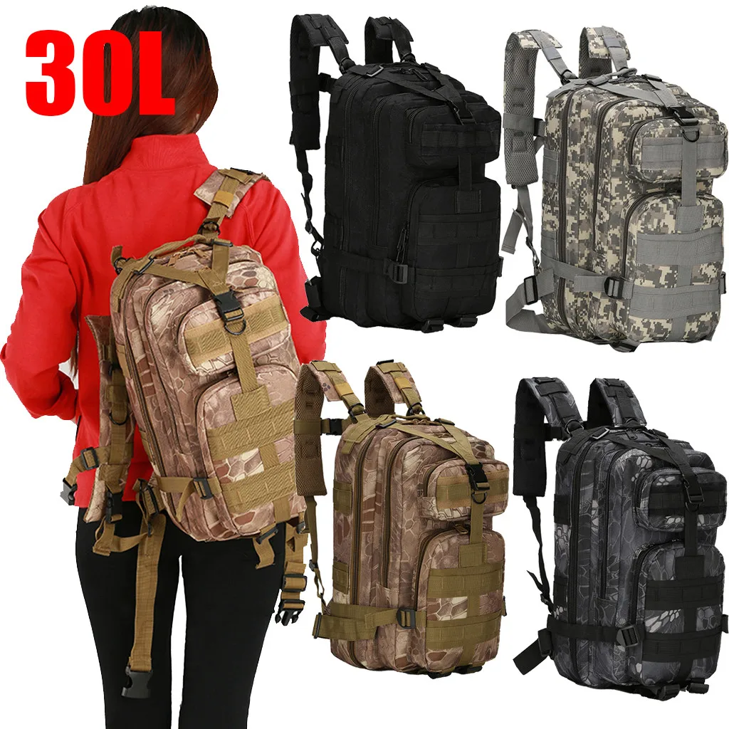

Tactical Bag First Aid Kits Waterproof Fanny Pack Sports Hunting Bags Camping Sport Army Bag Belt Military Backpack 30L