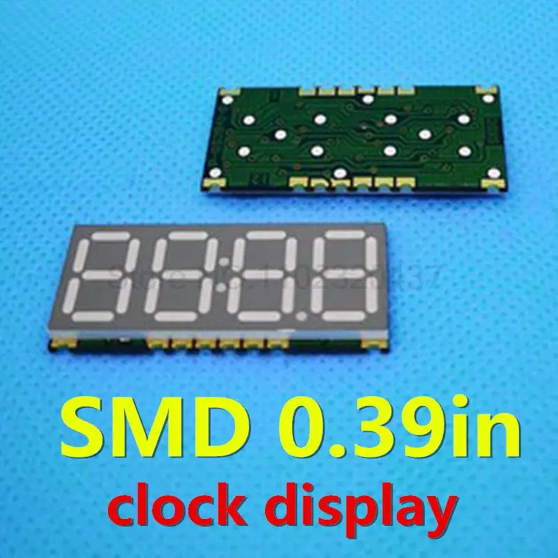 

0,39-дюймовые SMD-часы, зеркальный дисплей, 4-битная smd цифровая трубка 0,39 дюймов, красный 7-сегментный общий анод и катодный цифровой дисплей