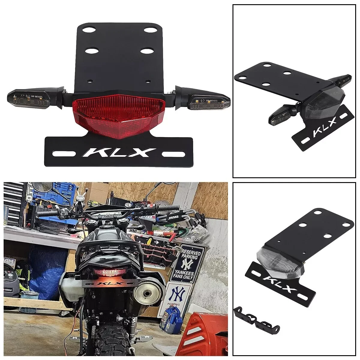 Фото Fender Eliminator Tail Tidy Led Tail указатель поворота для KAWASAKI KLX 250S 09-2017 KLX 250SF 09-2014 KLX 250 2018-2020 №4