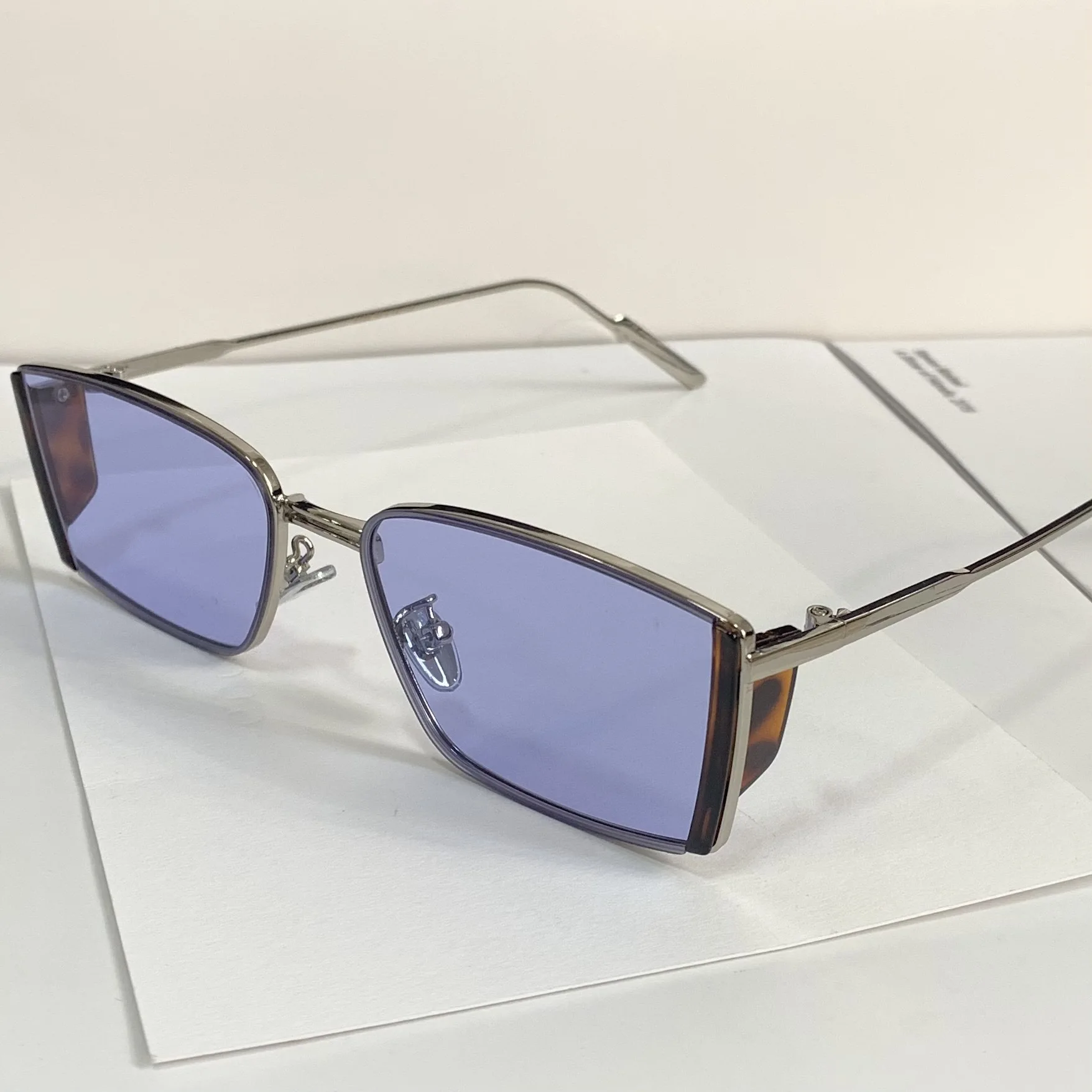 

2022 New Korean Style Men's Sunglasses Square Frame Fashion Contrast Color Same Style Women's Sunglasses Trendy Glasses UV400