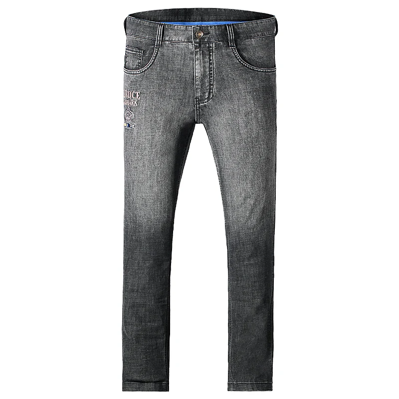 Новинка 2023 летние мужские джинсы Брюс и Акула ковбои растягивающиеся хлопковые