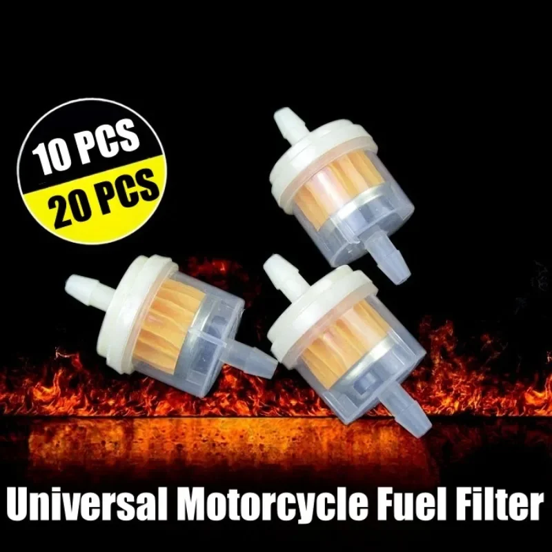 10/20 шт. универсальный бензиновый газовый топливный масляный фильтр для скутера