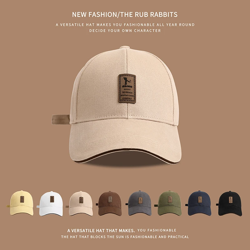 

Tide Brand Spring and Autumn Sunscreen Visor Hat Men Sun Hats for Women Summer Outdoor Leisure Letter Baseball Cap Female Casual