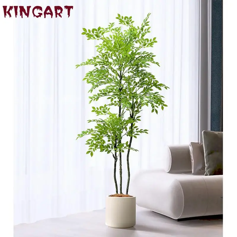 5 9 футов искусственное дерево поддельные тропические кустарные растения