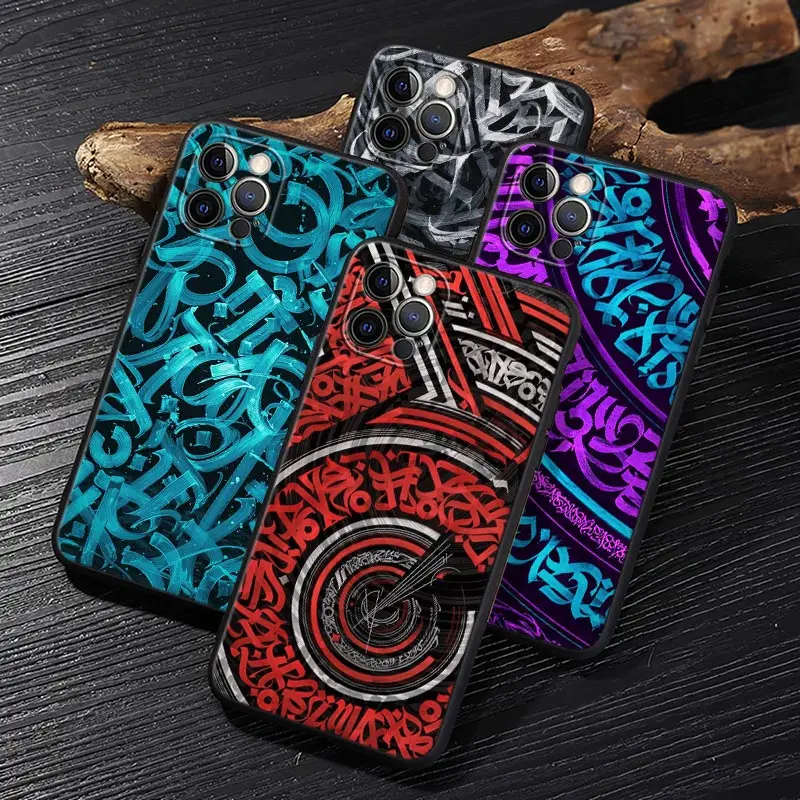 

Pokras Lampas Art Graffiti Funda For iphone 14 Case For iPhone 11 12 13 Mini 14 Pro Max XS X XR 7 8 Plus SE 2020 Case Soft Cover