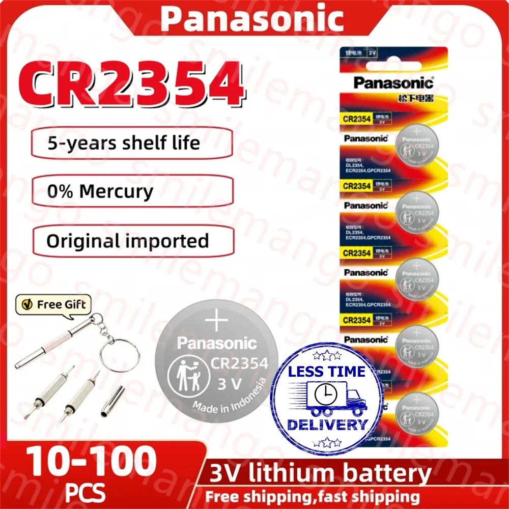 10-100 шт. Panasonic CR2430 3 В литиевая батарея 270 мАч DL2430 BL2430 для часов игрушек автомобиля