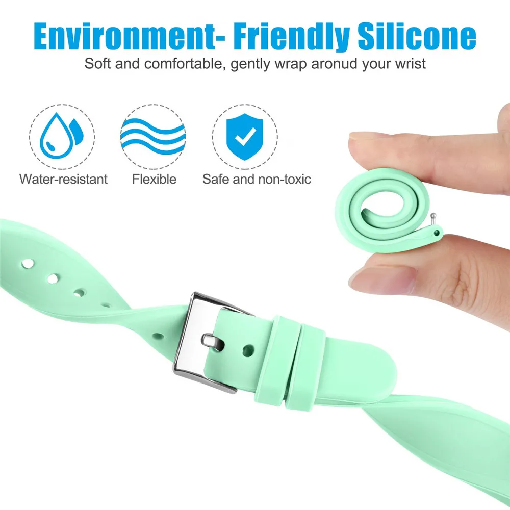 12pcs/lot Silcone Strap For Fitbit Versa 2 1 Watchband Wristband For Fitbit Versa Lite Strap Replacement Slim Thin WatchBand