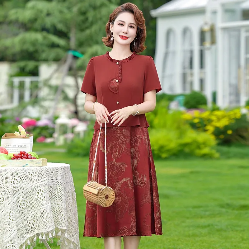 Шифоновое платье с имитацией двух частей женское летнее модное тонкое шелковое