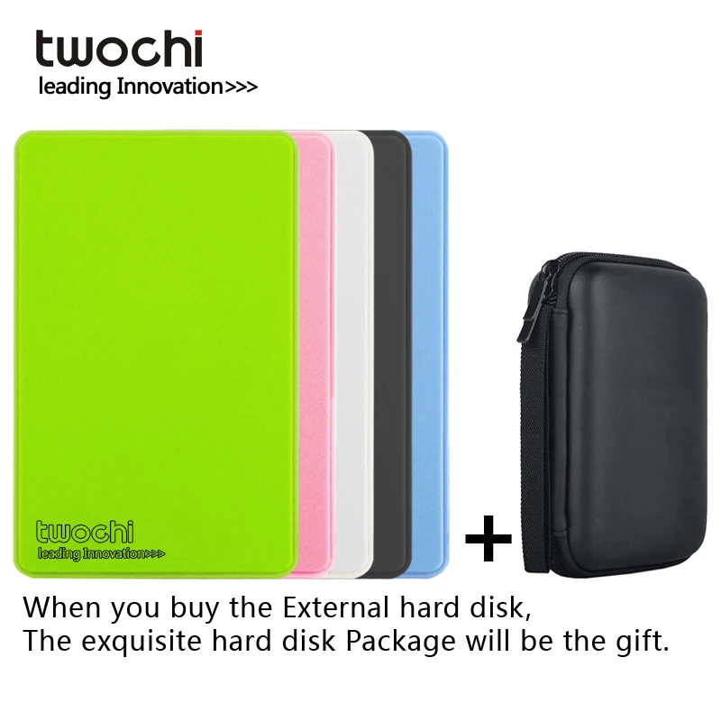 Original Twochi 2.5 Inch External Hard Drive Storage 320G 500G Mini USB3.0 1TB 750G 160G 250G HDD Portable External HD Hard Disk